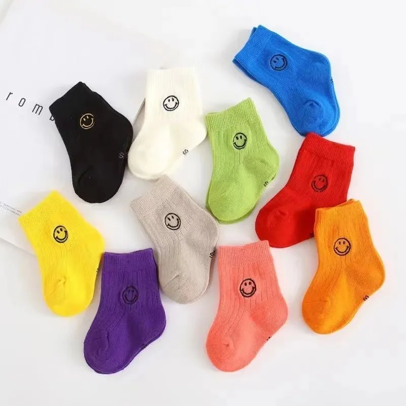 3 Pairs/Lot Baby Kids Socks Autumn Winter Cotton Striped Socks Warm Toddler Boy Girls Floor Socks Children Clothing Miaoyoutong