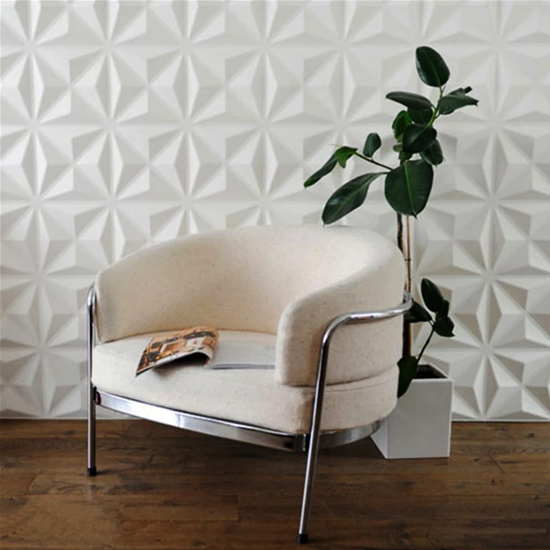 30x30cm 3D Wall Panel Geometric solid 3d Stone brick Living Room TV Background Decal Tile Mold 3D wall sticker bathroom kitchen
