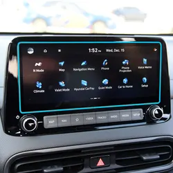 Car GPS Navigation Protective Film for Hyundai Kona SE SEL N Line Electric SEL 2022 LCD screen Tempered glass protective film