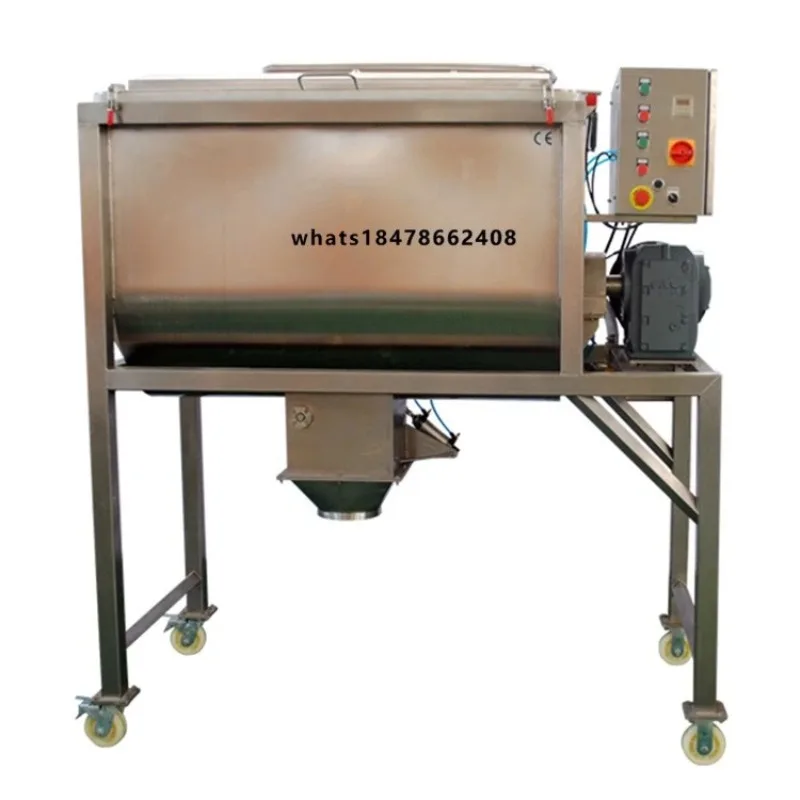 Best Price Small Automatic Horizontal Ribbon Mixer Stainless Steel Spiral Mixer for Food  Plastics Mushroom Compost
