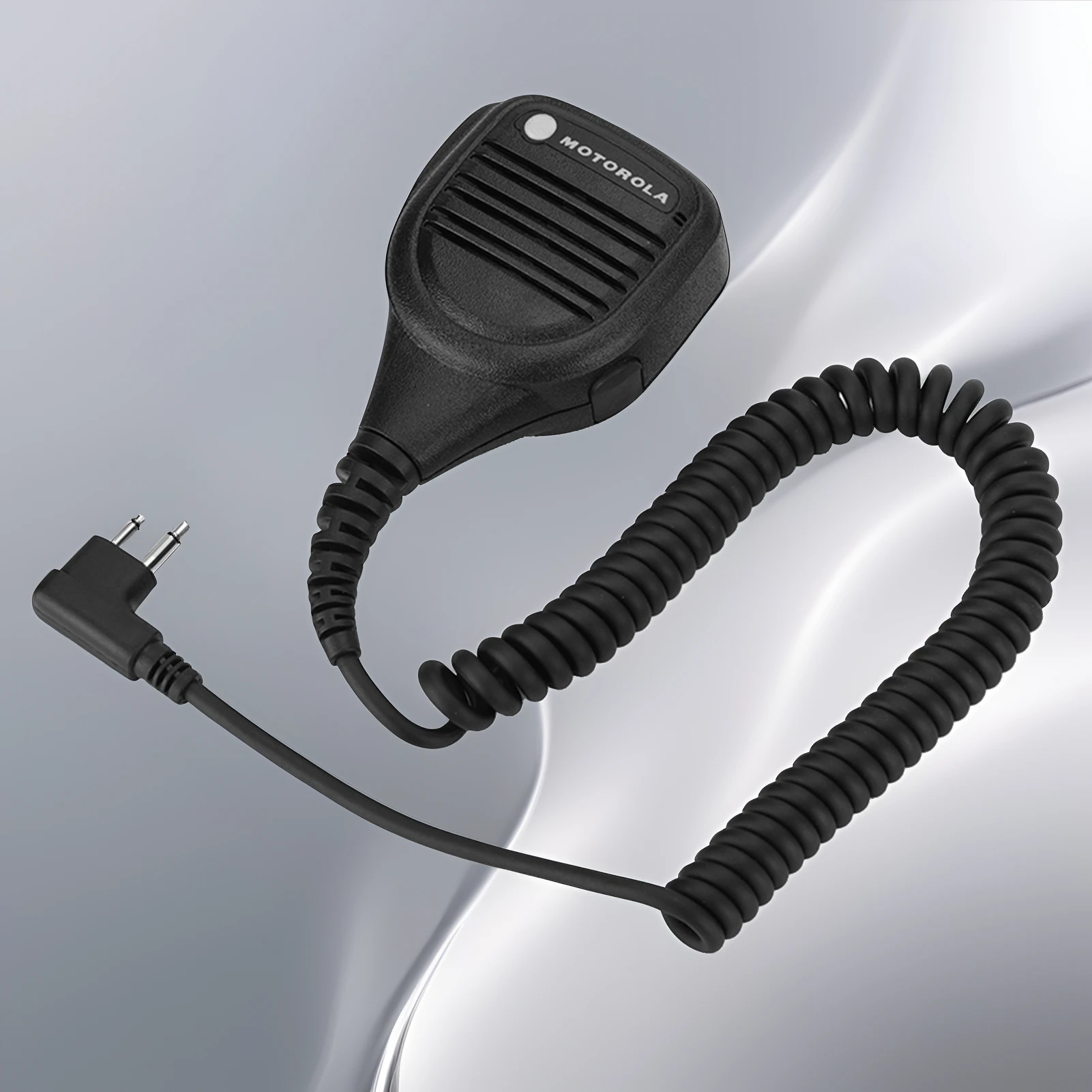 3,5 мм разъем для наушников, динамик, рация, радио, ручной микрофон со стальным зажимом для ремня