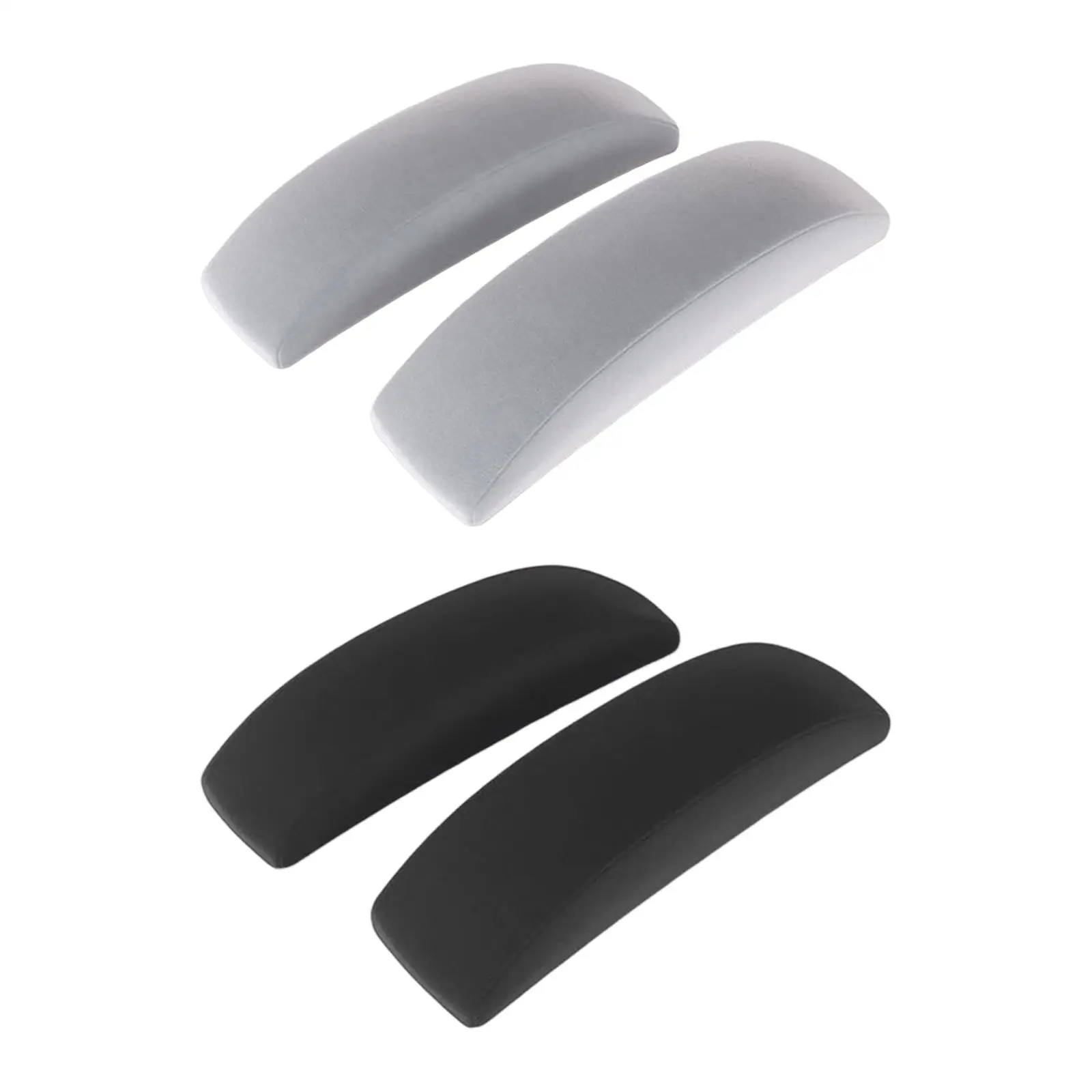 2 parça sandalye kol dayama pedleri nefes yumuşak kullanımlık taşınabilir çıkarılabilir ofis koltuğu oyun sandalyesi bilgisayar sandalyesi ev için