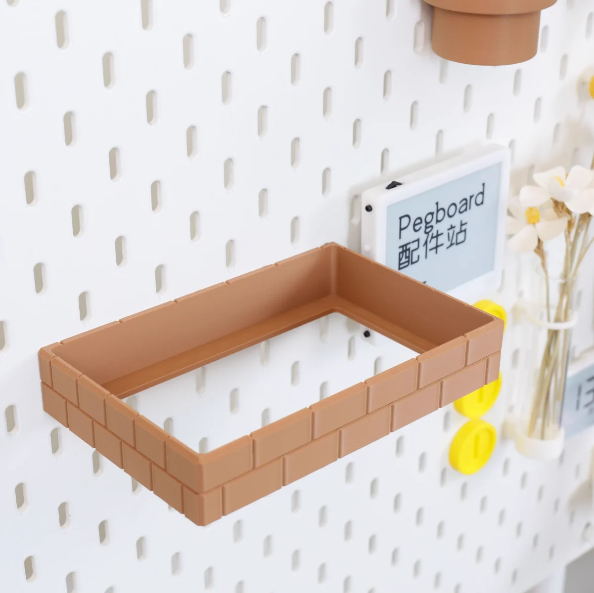 3D Printing for Skadis Pegboard Accessories Tissue Holder