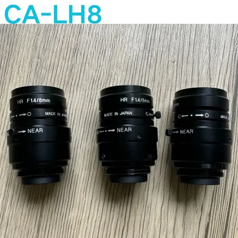 Second-hand test OK  KEYENCE CA-LH8 HR F1.4/8mm Industrial Lens