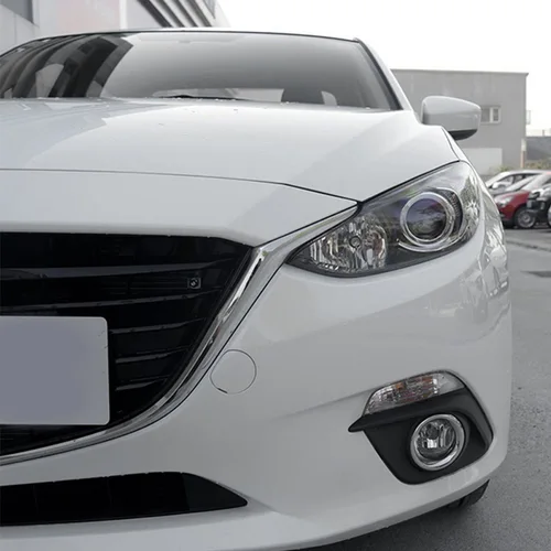 Imagen 2 del producto Para Mazda 3 Axela 2014 2015 2016 cubierta de gancho de remolque de parachoques delantero de coche tapa de remolque remolque tapa de ojo de transporte BHN1-50-A11-BB BHN150A11BB