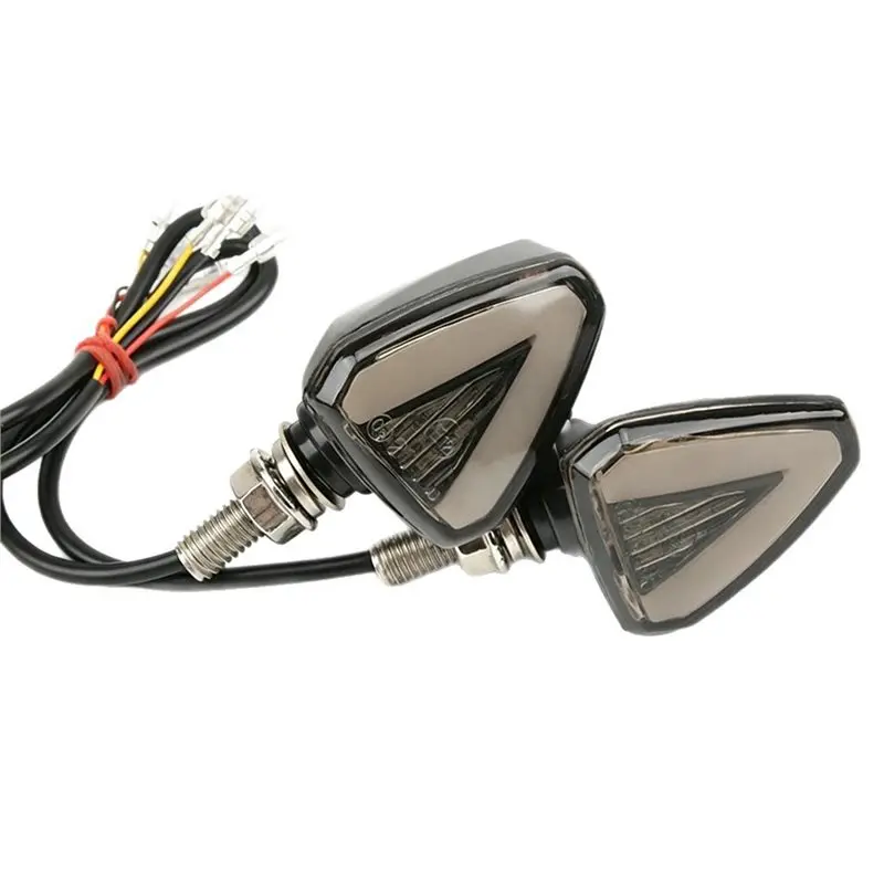 Mini LED Turn Signal Light Motorcycle DC 12V Anti-Collision Warning Light Strobe Light Signal Light-X59A