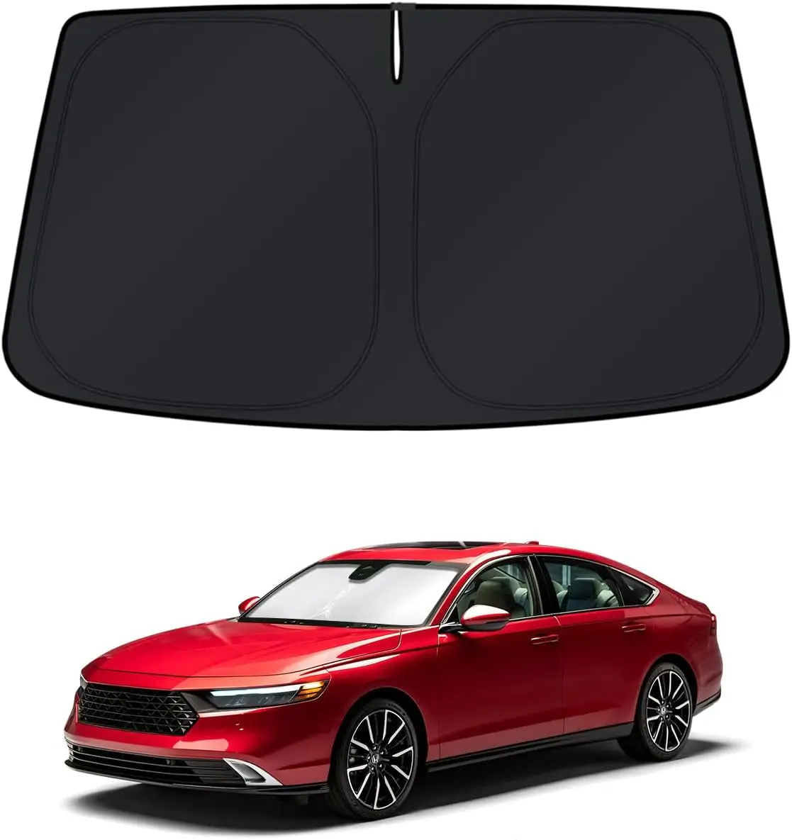 

Солнцезащитный экран на лобовое стекло для Honda Accord 2018-2026 - 4-слойный, складной