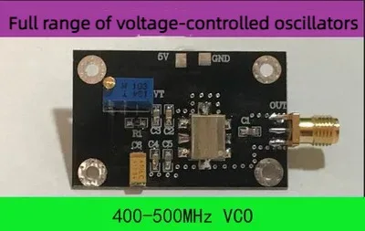 

VCO Voltage Controlled Oscillator 433M Dot Frequency 400-500M Adjustable Signal Source UHF Band VCO Frequency Sweep