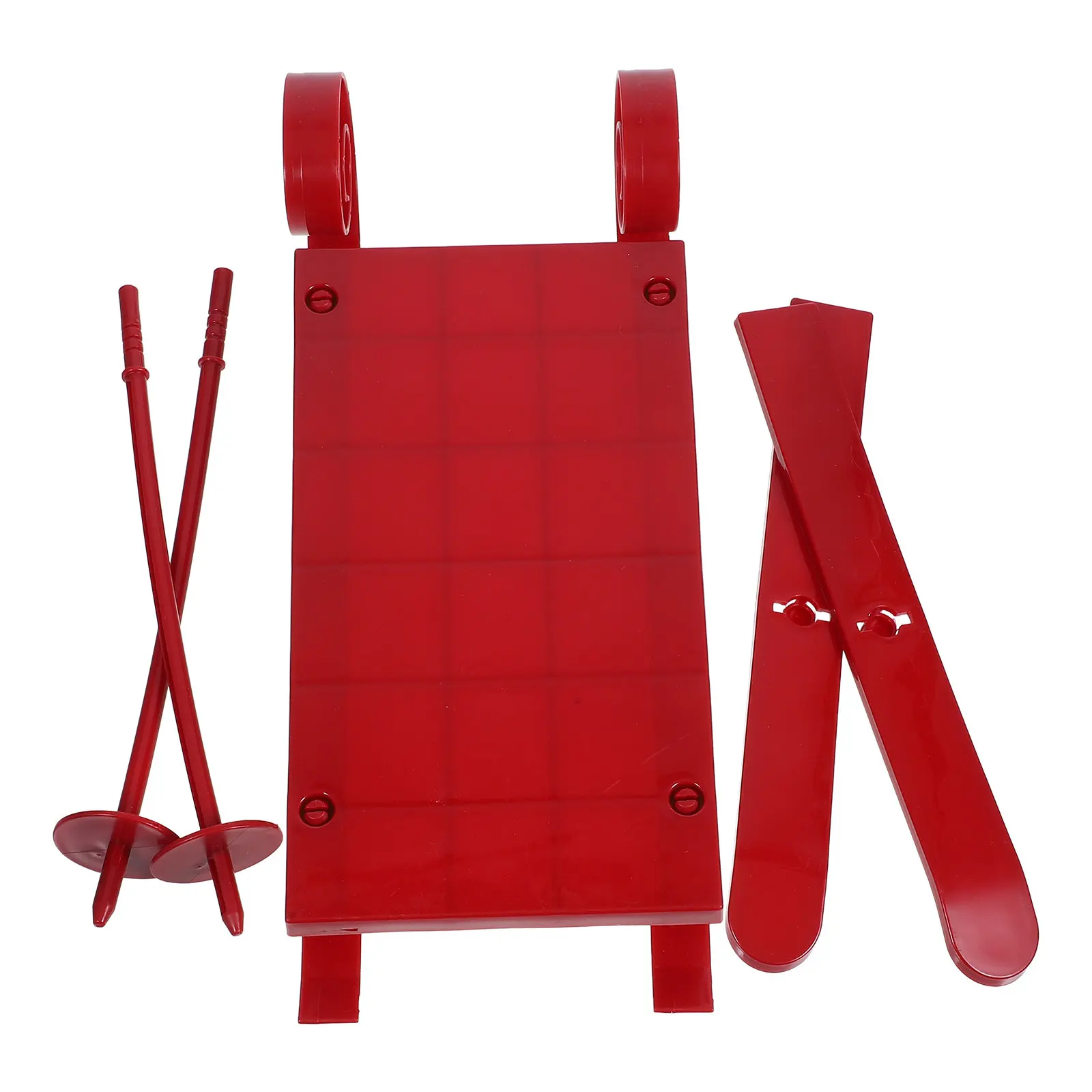 

Набор из 1 шт. рождественских санок-украшений: маленькие санки с лыжами и палками для подвешивания на елку, праздничный декор для рабочего стола, новогодний сувенир, тематическое украшение для вечеринки