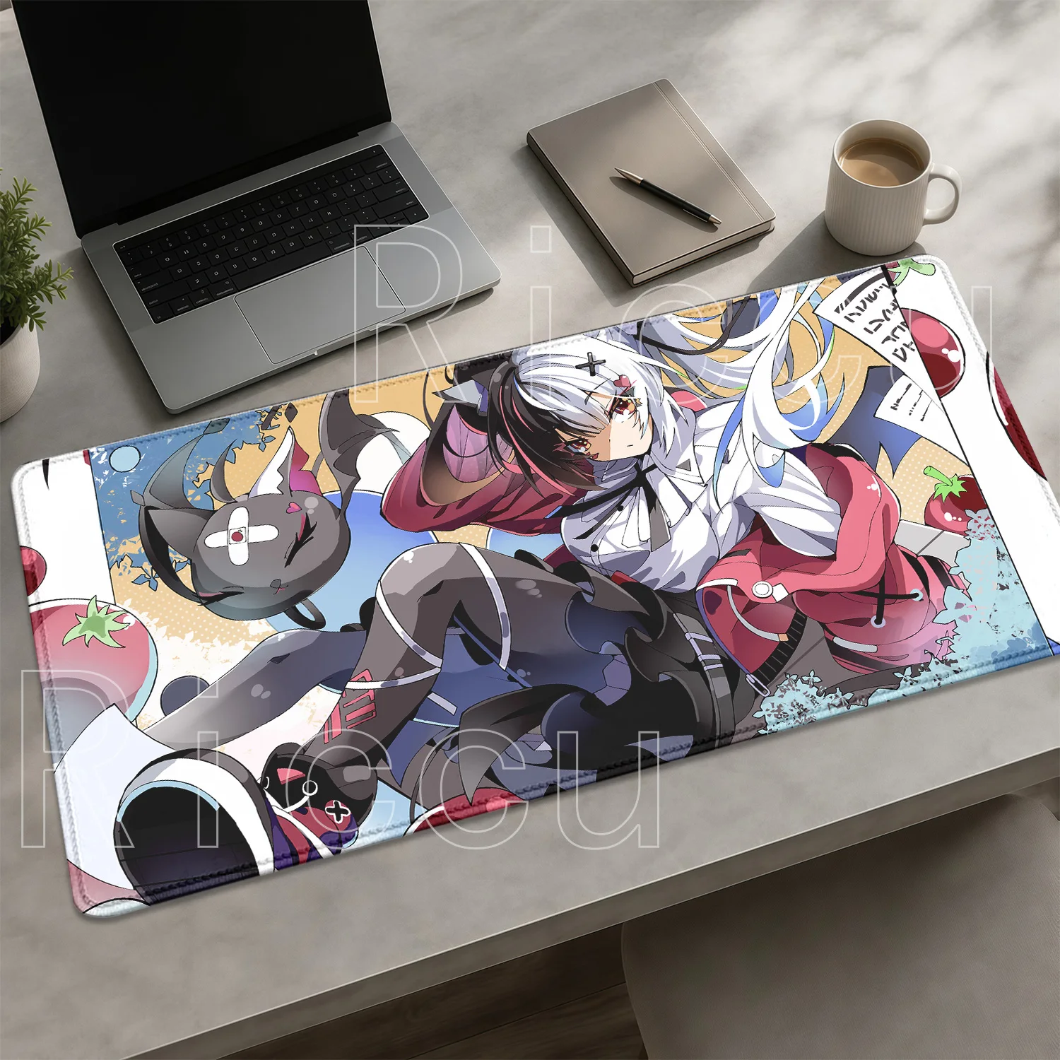 HD Printing Lacrimosa NTE Neverness To Everness Anime Girl Mousepad Gaming Offices Speed Keyboard Desk Mat Non-slip Base Carpet