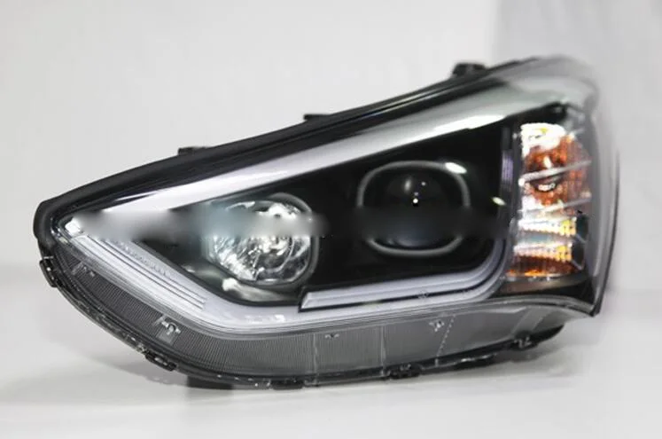 HID,2013~2015,Car Styling,IX45 Headlight,Solaris,accent,Elantra,Genesis,i10,i20,santa fe,tucson,lantra;IX45 head lamp