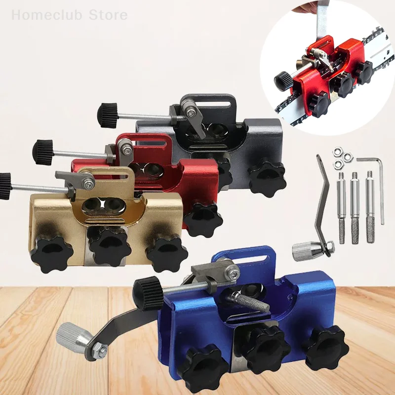 

Chainsaw Sharpeners For Woodworking With 3 Grinding Heads Manual Chainsaw Chain Sharpener Chain Saws And Electric Saws