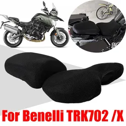 Coprisedile in rete per moto protezione per cuscino del sedile con isolamento termico per Benelli TRK702X TRK702 TRK 702 X 702X accessori
