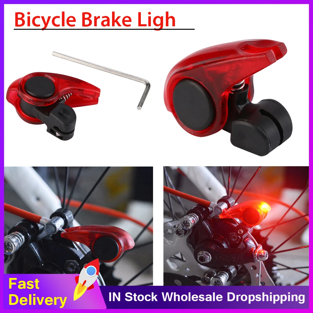 Bicycle Accessories Nano Brake Light LED Bike Light Waterproof Mountain Road Bike Brake Light Cycling Safety Warning Light Bike