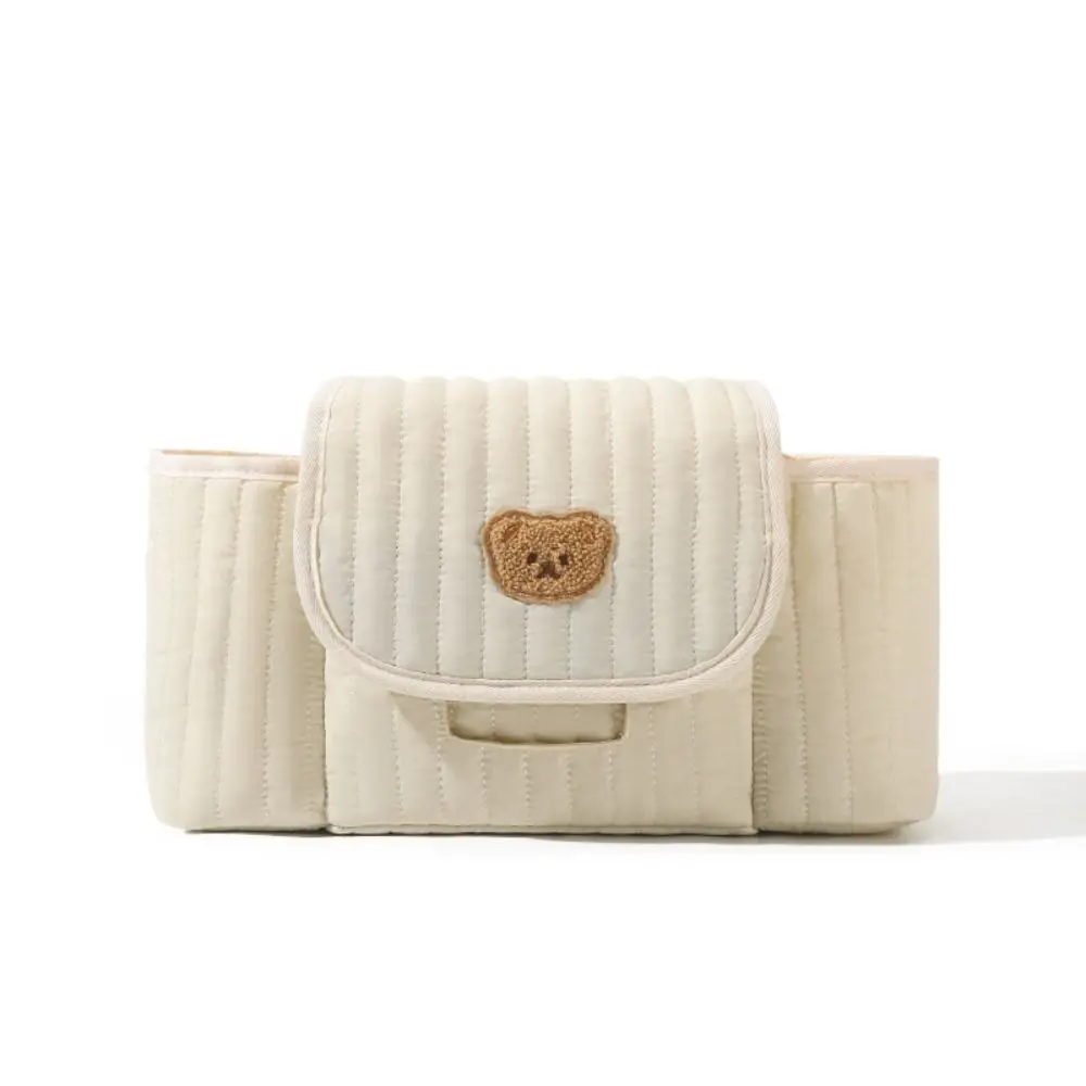 

Portable Oxford Cloth Mommy Bag Soft Cute Bear Stroller Bag Large Capacity Maternity Storage Bags Pram Accessories Storage