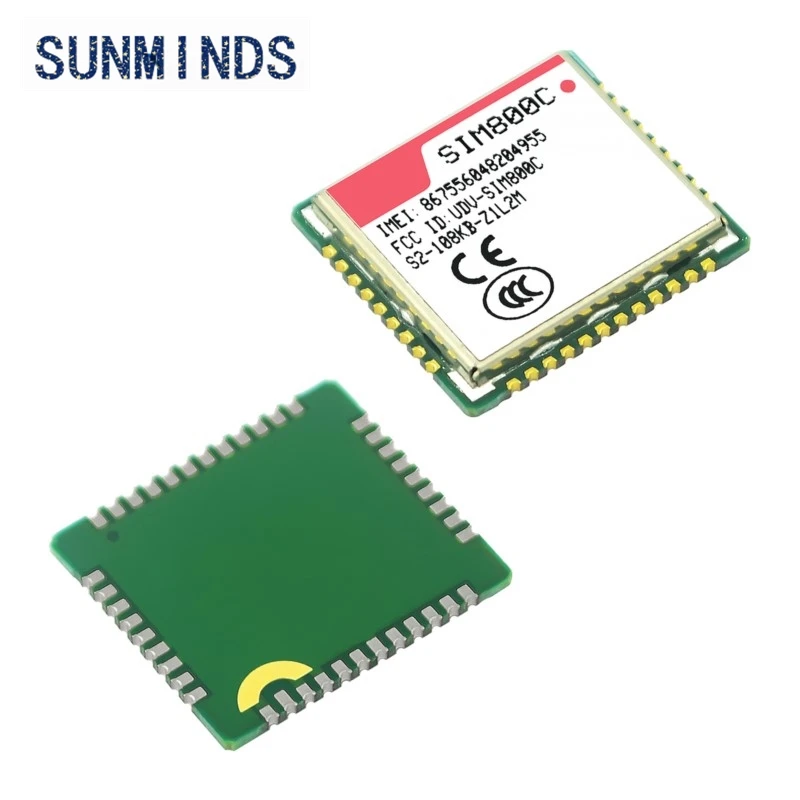 SIM800C SIMCOM GSM/GPRS With small size in LCC interface and play high performance