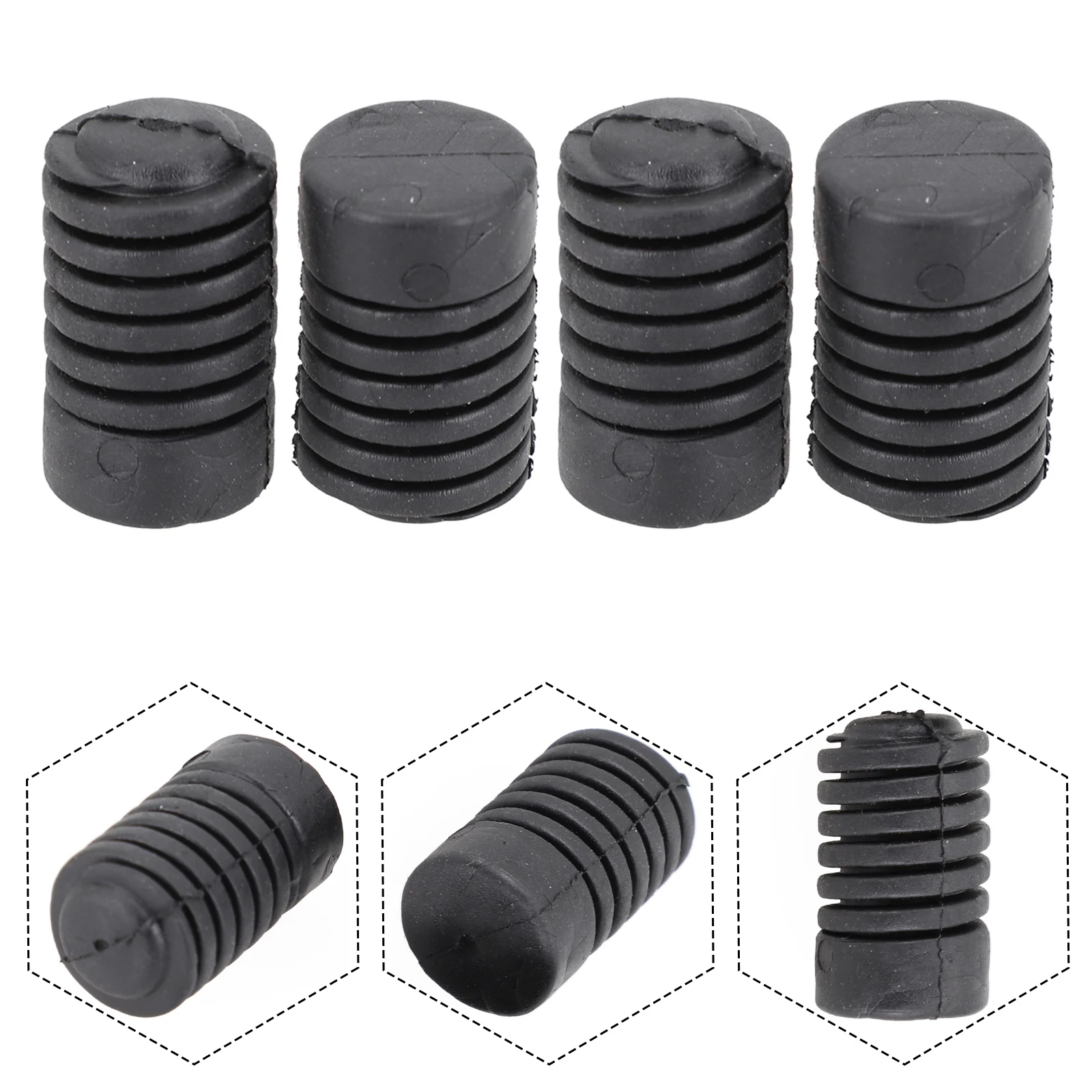 Secure Your Car Hood and Tailgate with Rubber Stop Mount Buffer Cushions Pack of 4 for Nissan Reliable and Long Lasting