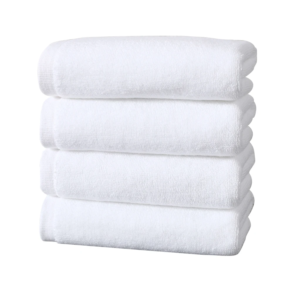 4 pçs 35x75cm algodão puro engrossado macio absorvente toalhas de banho facial para hotel spa casa ginásio rosto lavagem toalhas de algodão