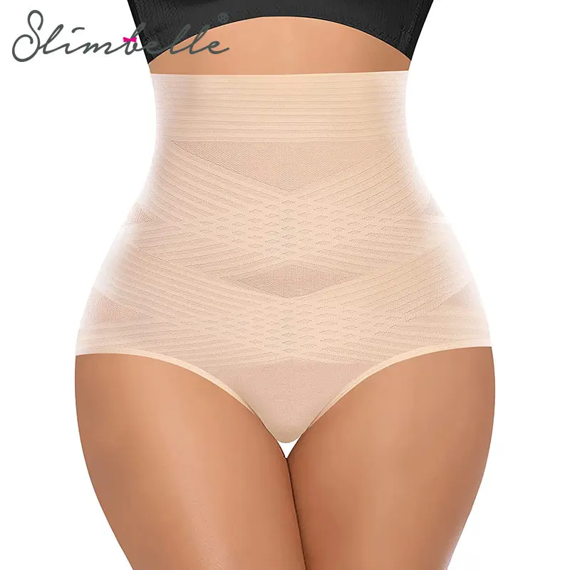 

High Waisted Women Thong Panty Shapers for Tummy Control Slimming Butt Lifter Belly Shaping Waist Trainer Body Shapewear