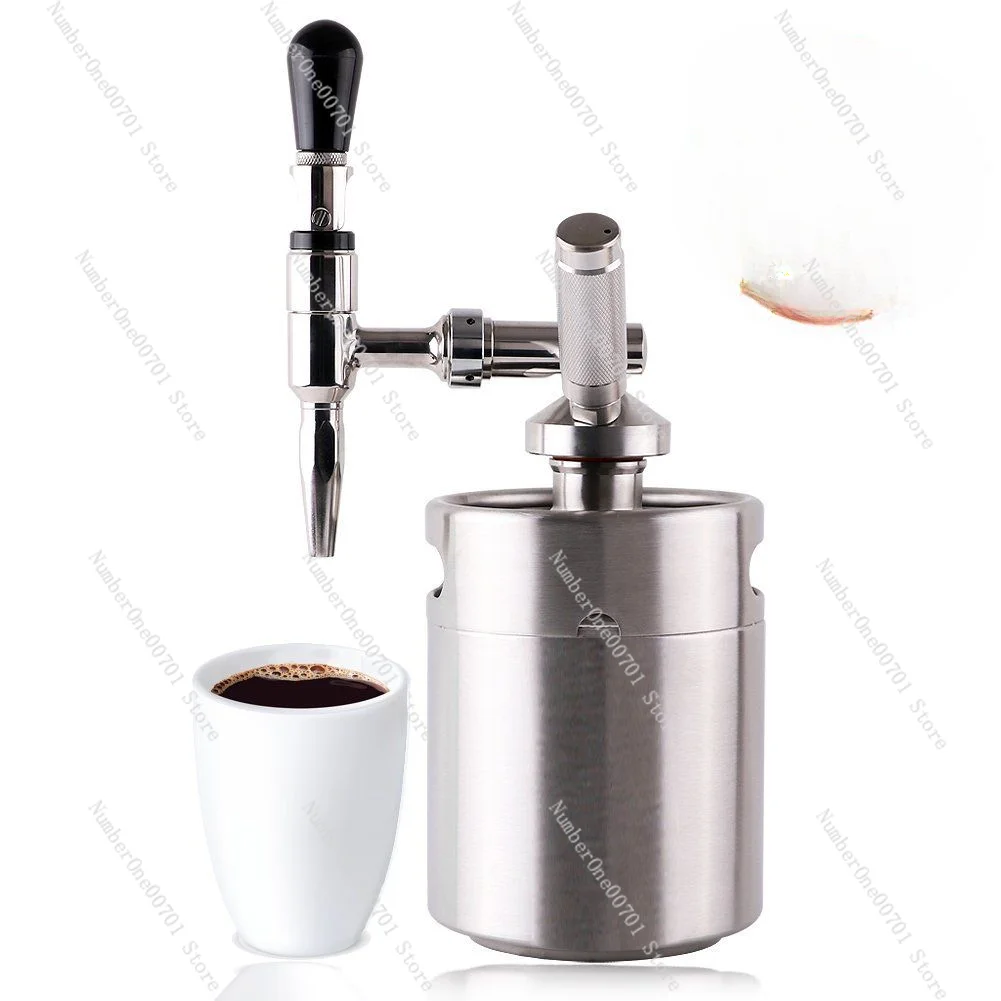 Cold Extracting Tea Ice Extraction Stainless Steel Foaming Gun Foam Maker Liquid Ice Cream Machine Cold Brewed Coffee