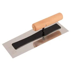 Colher de estuque de aço inoxidável para construção, ferramentas para raspar concreto, estuque, azulejo, piso, parede, cimento, lama, 240mm