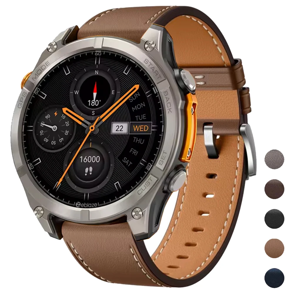 22Mm Leather Strap …