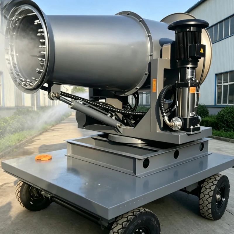 100m Heavy Industrial Stationary Fog Cannon 380V High Pressure Sprayer Large Quarry Mining Dust Equipment