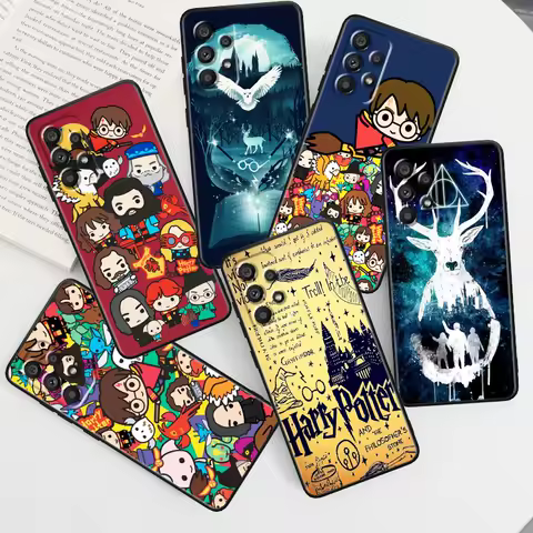 Anime Cartoon Wand Cool For Samsung A53 A52 A33 A32 A51 A71 A21S A13 A73 A55 A22 A23 A35 A72 A54 A12 5G Black TPU Phone Case