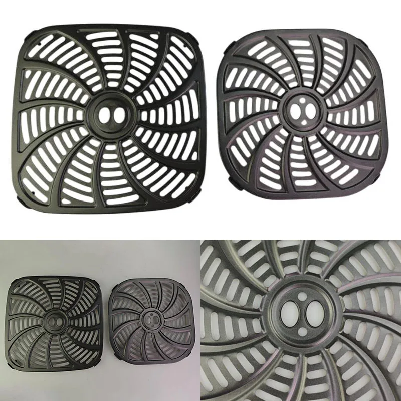 5 قطعة/المجموعة 22.6 سنتيمتر/24.4 سنتيمتر الهواء المقلية لوحة صينية 4 * حماة الزاوية اكسسوارات تبخير لوحة صينية الهواء المقلية آلة استبدال أجزاء #2