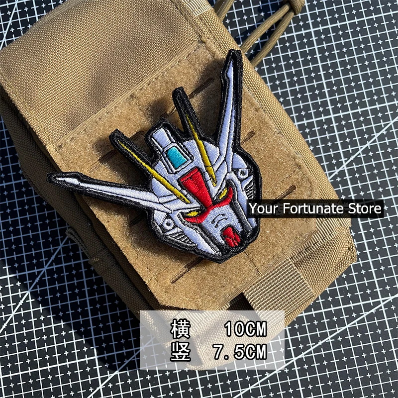 Patchs de broderie de la série Gundam imbibée, insigne DulKokor, autocollant de bricolage pour vêtements, décor de veste en émail