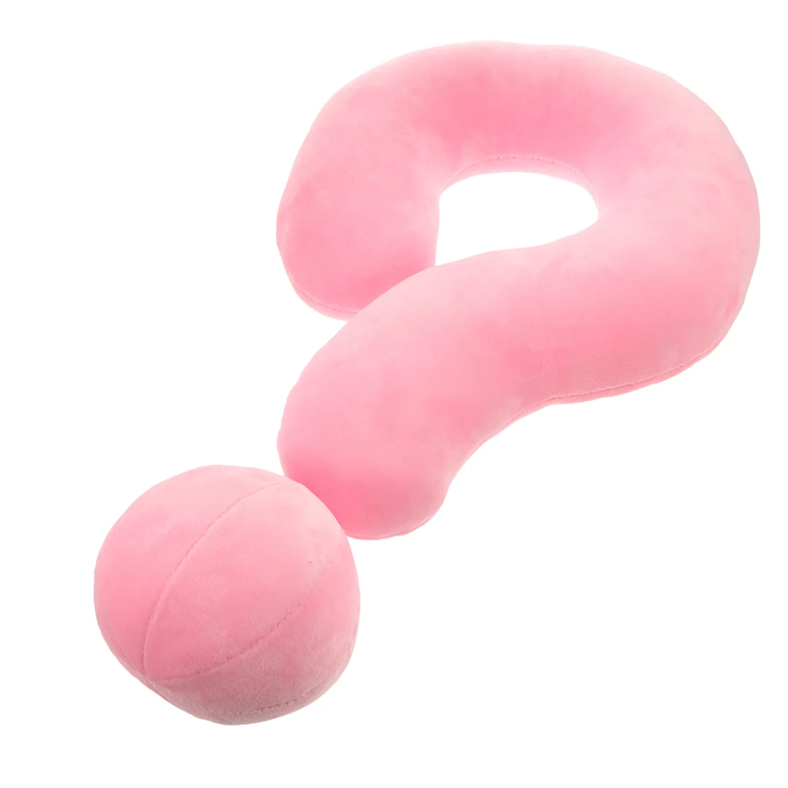 

Question Mark Shaped Pillow Soft Hugging Throw Pillow for Home Decor Sofa Bed Couch Cartoon Stuffed Toy Furry Hugging Toy