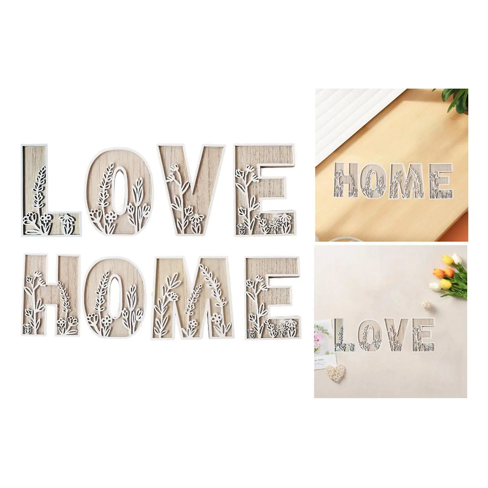 

Letters Statue Art Sculpture Collectible Table Centerpiece Home Decor Decorative