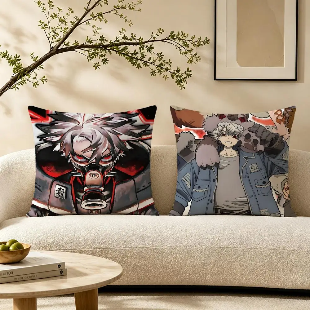 Manga GACHIAKUTA Cushion Cover Pillow Short Plush Warm CreamStylel Cushion for Living Room Bedroom Sofa Ideal for Gifting