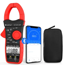 HoldPeak HP-570T-APP Digital Clamp Meter 4000 counts 1000A AC Current Voltage Capacitance Multimeter Connect to Phone Tester