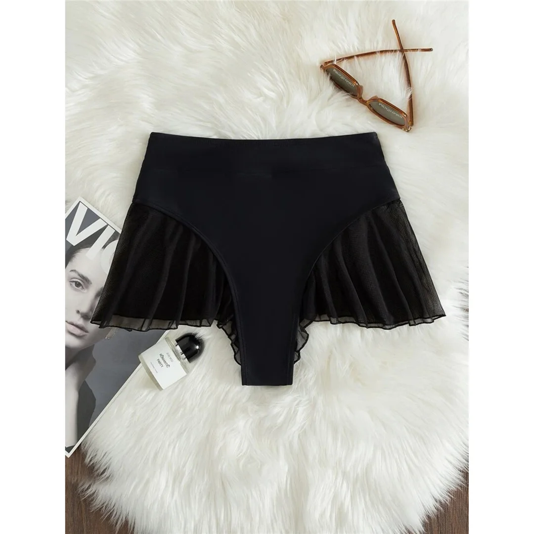 Neue sexy, gerüschte Mini-Micro-String-Bikinihose, Badehose für Damen, Bademode, brasilianische Tanga-Höschen, Unterwäsche V4267 – Detail 14