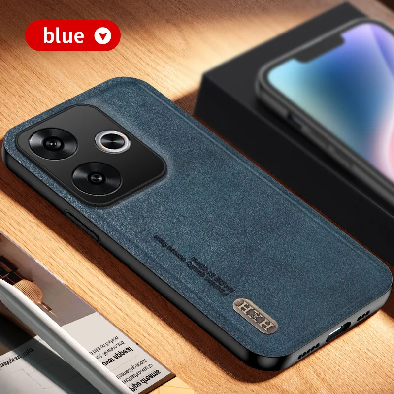 Para Xiaomi POCO F6 5G funda trasera sensación de piel a prueba de golpes funda de cuero PU para teléfono magnético Fundas suaves para Xiaomi POCO F6