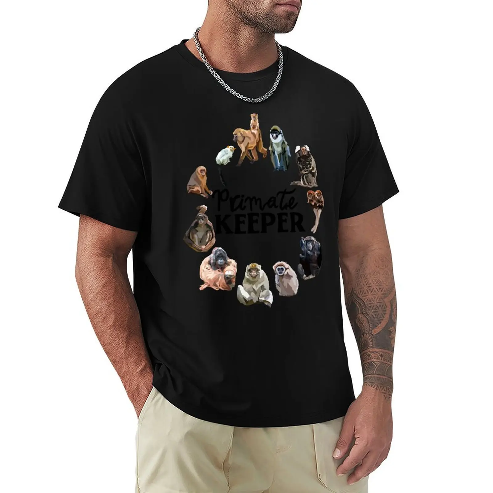 Primate Keeper T-Shirt t shirt for man T-Shirt