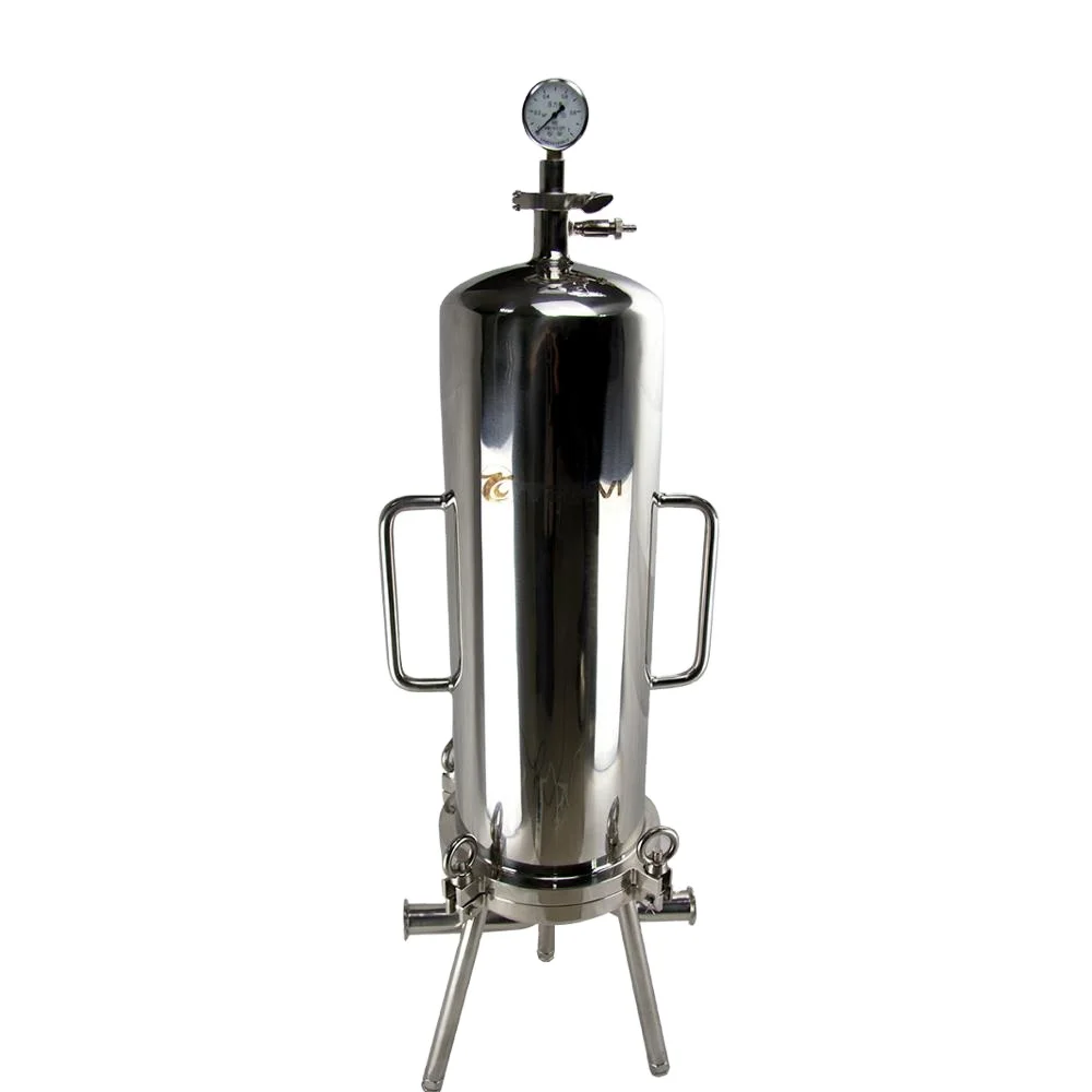 Wine/Beer/Coffee/Water Filtration Machine Single-round Sanitary Stainless Steel Filter
