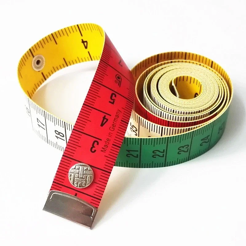 1 Stück 1,5 m Körper mess lineal Nähen Schneider Maßband Mini weiches flaches Lineal Zentimeter Meter Näh maßband