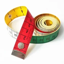 1PCS 1.5m Body Measuring Ruler Sewing Tailor Tape Measure Mini Soft Flat Ruler Centimeter Meter Sewing Measuring Tape