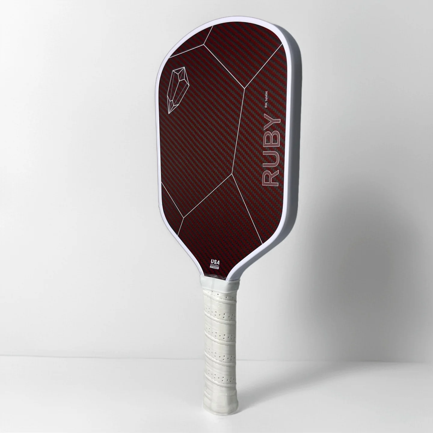 Kevlar Offensive Pickle Paddle Single Carbon Fiber Pickleball Paddle Lightweight Edge Protection Strip Scratch Resistant