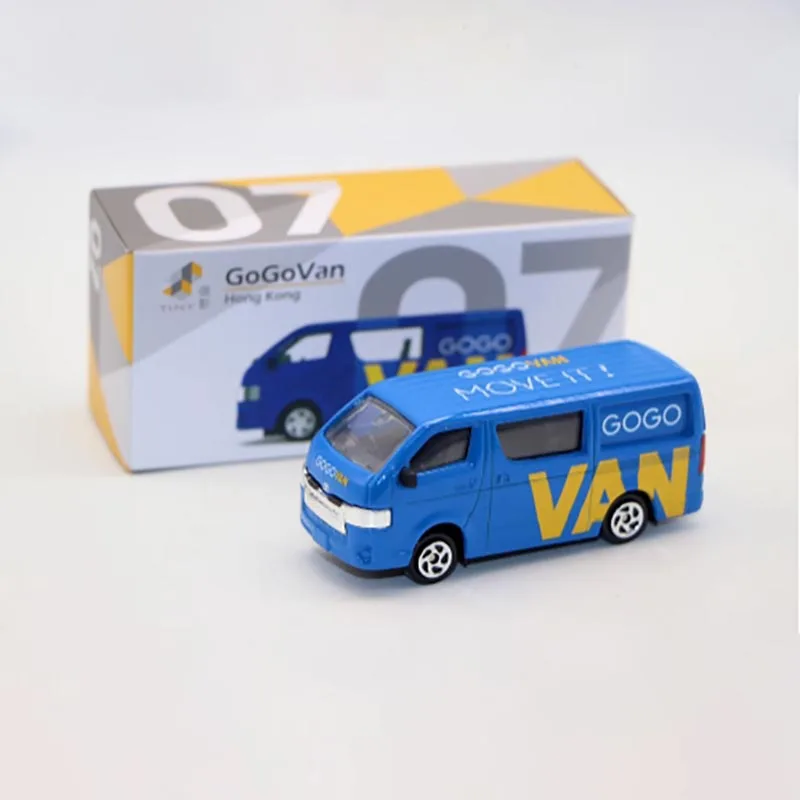 Tiny 07 1:64 scale Hiace GOGOVAN alloy car model  Collectibles  finished ornaments Adult Gift Hobby & Toys