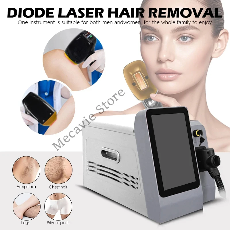 

4000W 808nm Diode Laser Hair Removal Painless Professional Machine HIGH quality 4 Wavelengths desktop Skin rejuvenation Hair