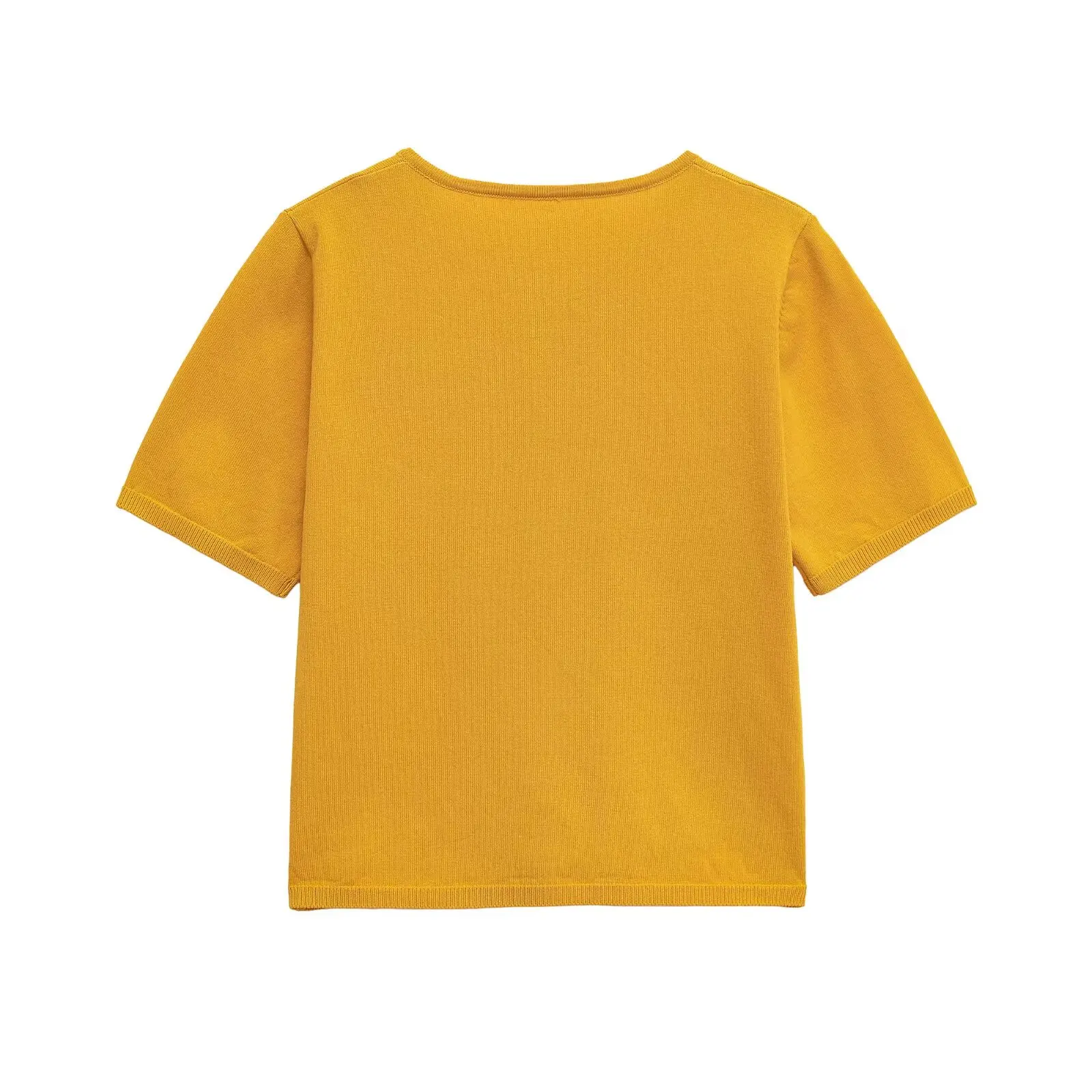 2025년 여름 신상 여성 캐주얼 패션 심플 편안한 다용도 라운드넥 반팔 니트 자켓