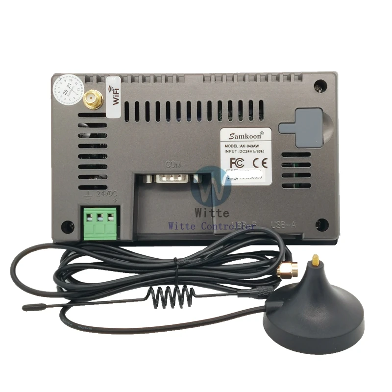 Samkoon 4.3 بوصة HMI AK-043AE AK-043BS AK-043AW DC24V دقة شاشة تعمل باللمس 480*272 بكسل