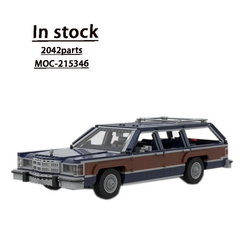 

MOC- 215346 Станционный универсал, спортивный автомобиль, строительный блок, модель• 2042, детали • MOC, креативный строительный блок для мальчиков и детей на день рождения, игрушка в подарок