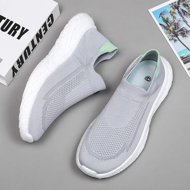 Men's Casual Sneakers Platform Fashion Non-slip Comfortable Round Toe Breathable Outdoor Wear-Resistant Shoes Spring Autumn Main