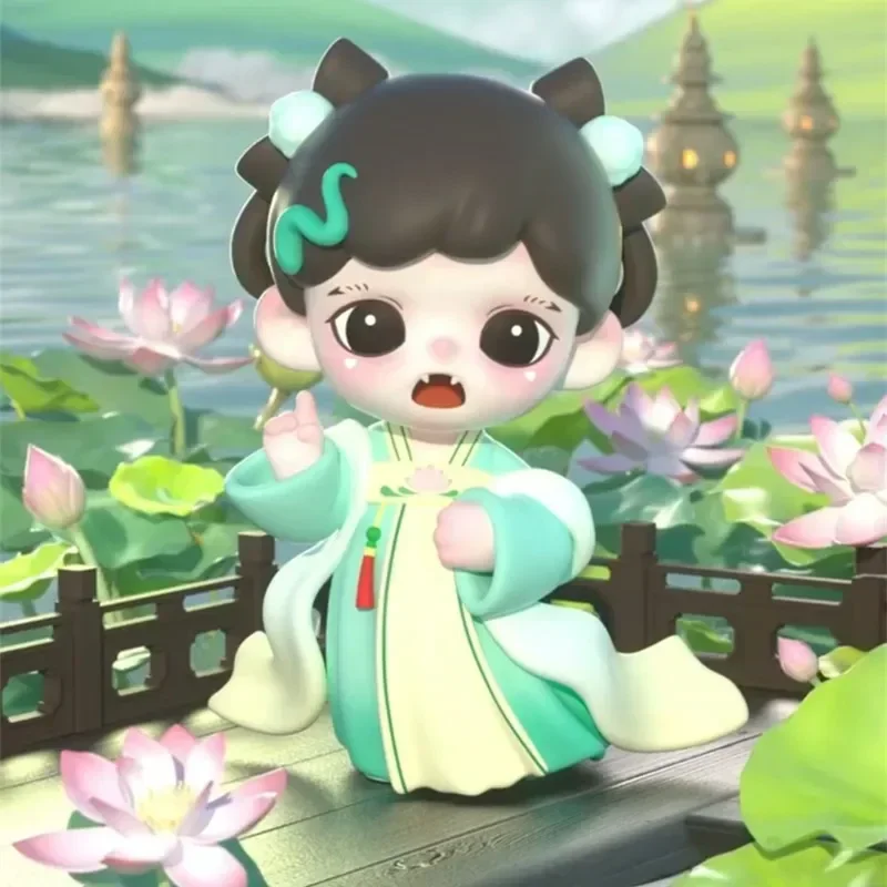 

Legend of The White Snake Series Blind Box Mystery Box Caixa Sorpresa Аниме Фигурки для девочек Милая модель Подарок на день рождения