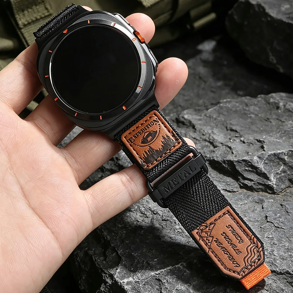 Loop Nylon Sports Band For Samsung Galaxy Watch 9 8 Classic Strap 44mm 40mm Fashion Bracelet Correa Belt Galaxy Watch Ultra 47mm