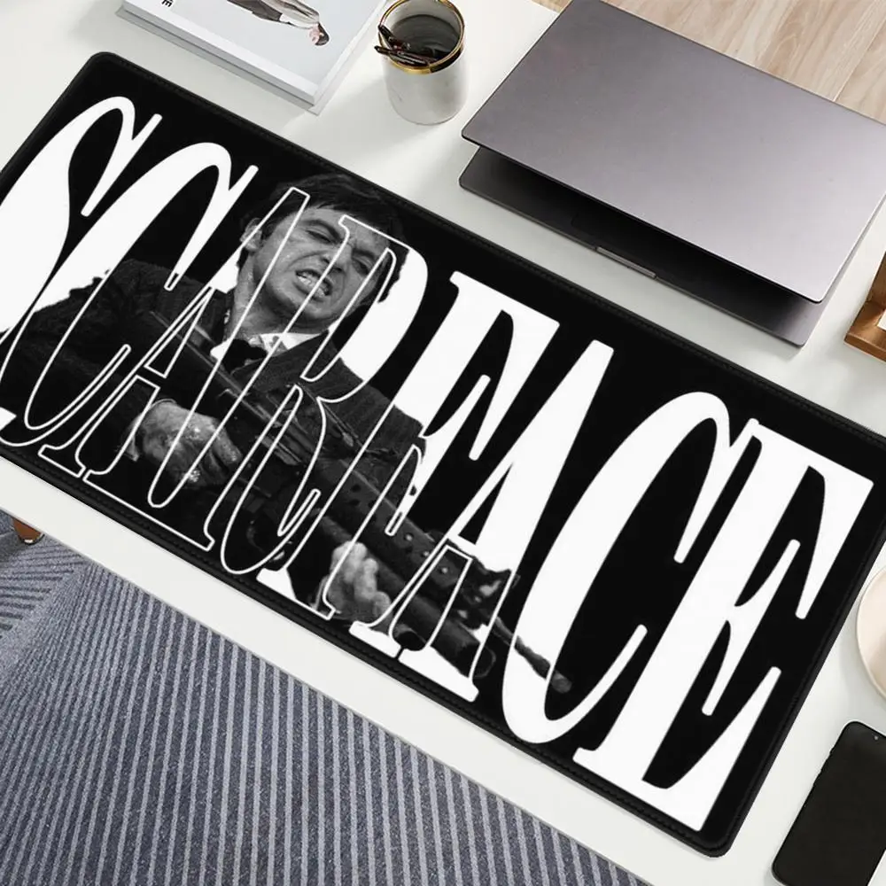 

Scarface 1983 Film A-Al P-Pacino Movie Mouse Gamer Pc Gaming Accessories Large Mouse Pad Mausepad Non-slip Mat Deskmat Mousepad